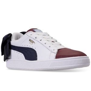 PUMA Basket Bow New Sch Women Shoes Sz 6.5